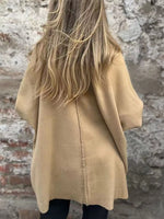 Full Size Button-Down Long Sleeve Cardigan Plus Size