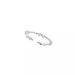 925 Sterling Silver Bow Open Ring