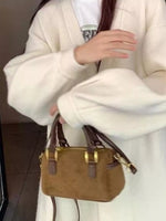 Vintage Barrel Crossbody Bag