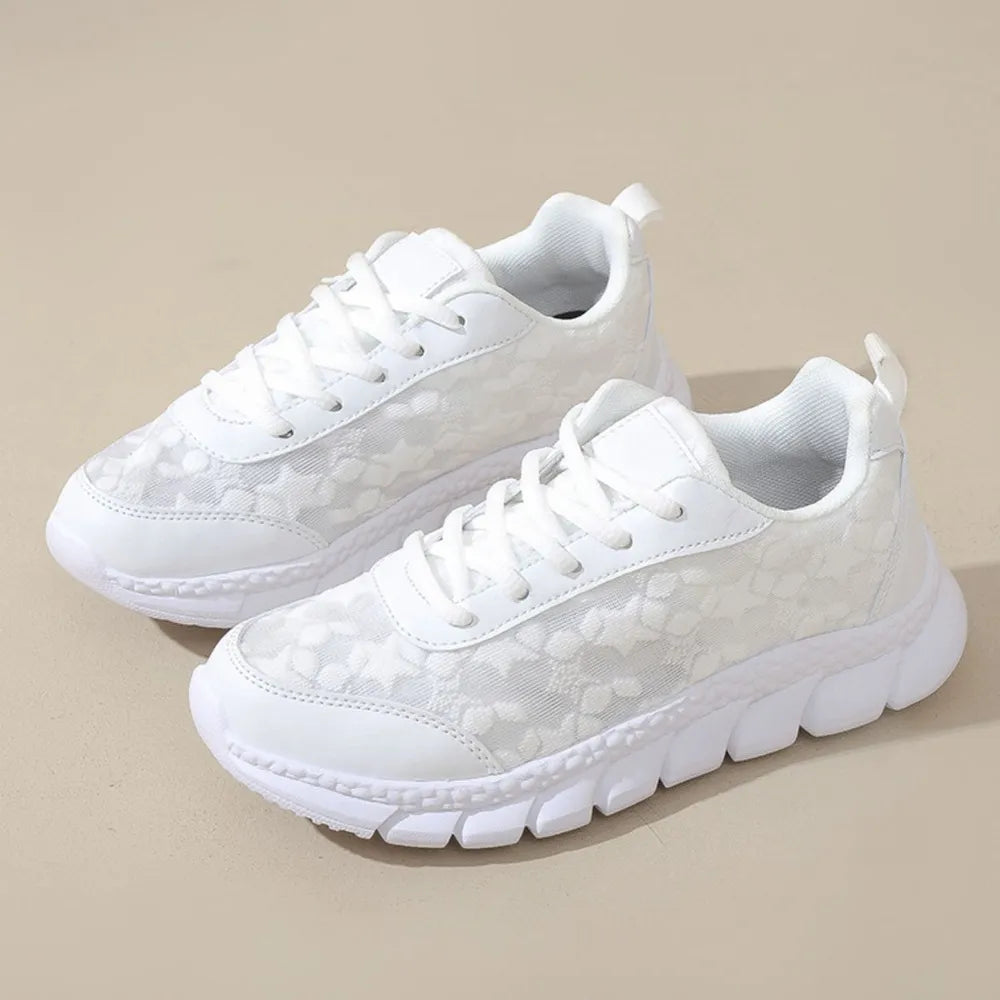 Round Toe Flats Athletic - Ladyez