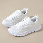 Round Toe Flats Athletic - Ladyez