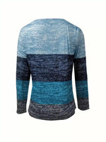 Quarter Zip Color Block Top