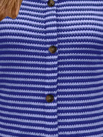 Striped Round Neck Tank Top - Ladyez