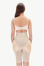 Full Size High Waisted Pull-On Shaping Shorts - Ladyez