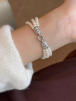 Three Layers Pearl Bracelet