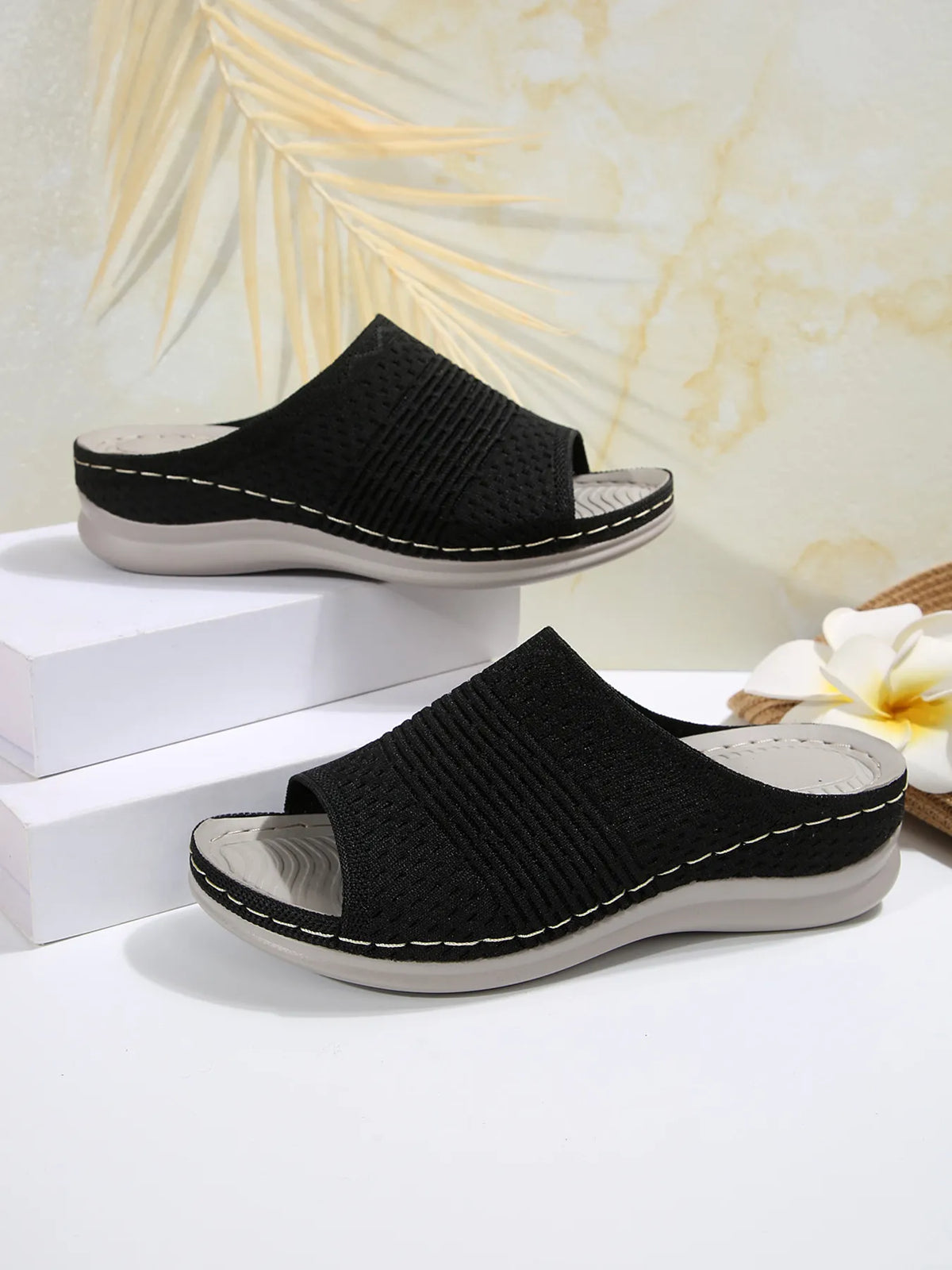 Mesh Open Toe Sandals