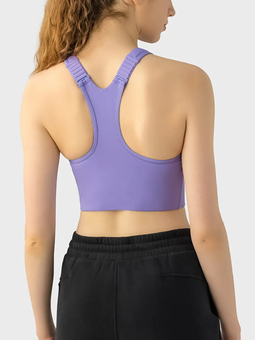 Millennia Wide Strap Sport Bra - Ladyez