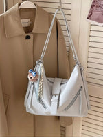 Convertible Buckle Shoulder Bag