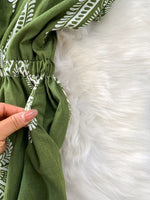 Button Front Wide Leg Jumpsuit