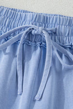 Drawstring Shorts with Pockets