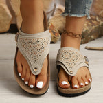 Toe Post Hollow-Out Sandals