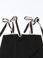 Tie Shoulder Cami and Wide Leg Pants Set