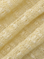 One Shoulder Long Sleeve Cover Up