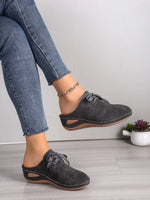 Breathable Lace-Up Slip-Ons