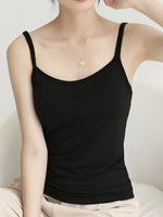 Solid Color Scoop Neck Cami