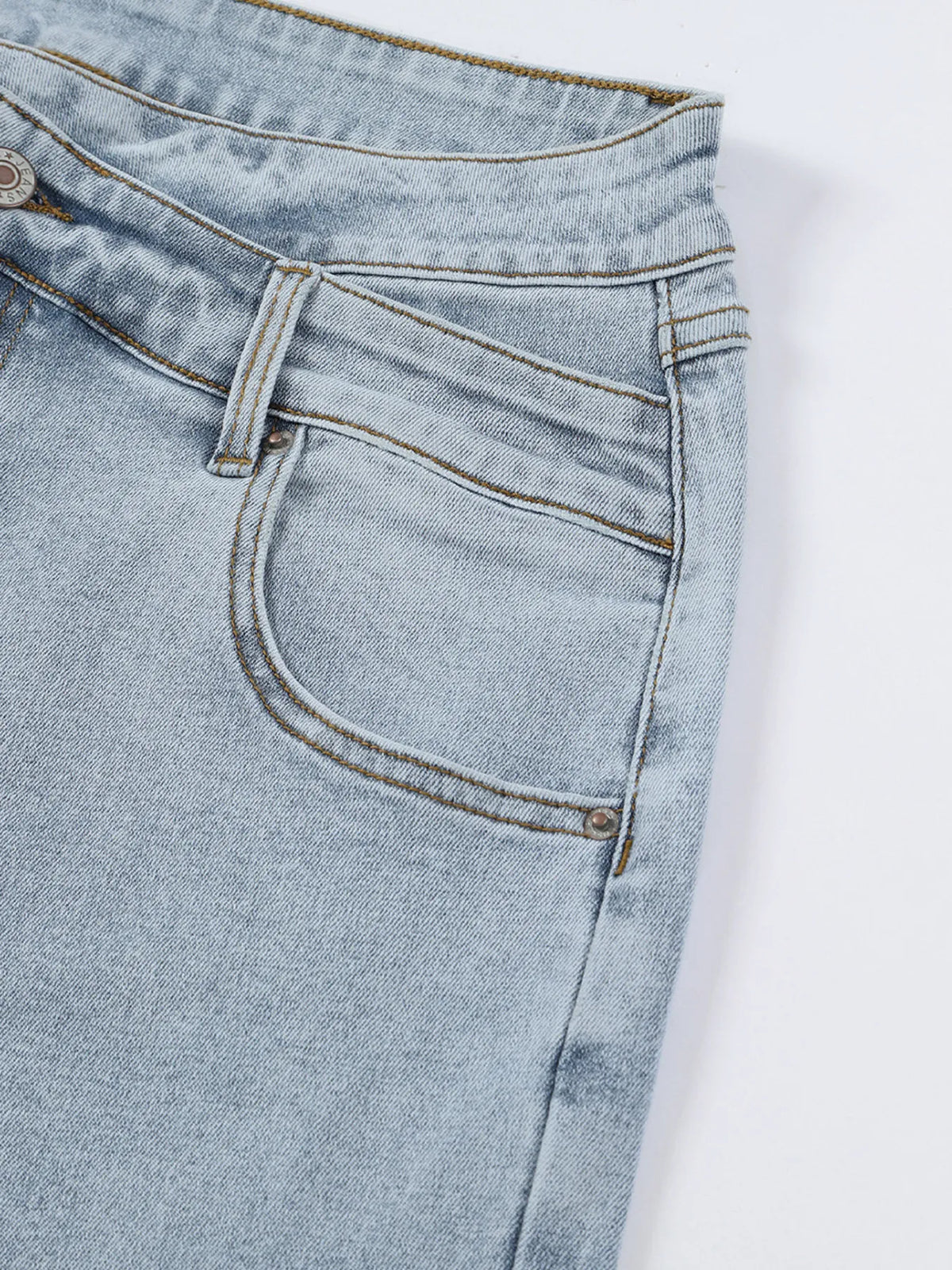 Wide Leg Jeans - Ladyez