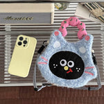 Cartoon Plush Crossbody Bag
