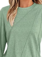 Round Neck Long Sleeve Top