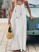 Backless Spaghetti Strap Maxi Dress