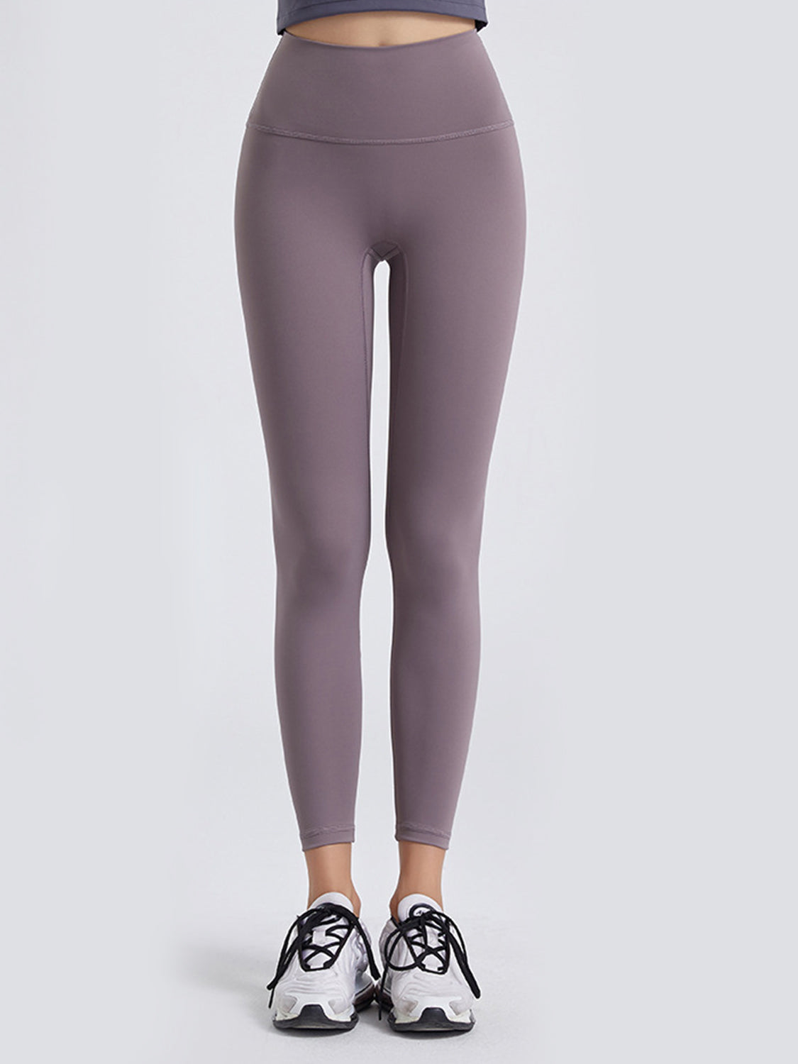 Wide Waistband Sports Leggings - Ladyez