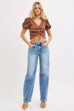 RISEN High Rise Wide Baggy Jeans
