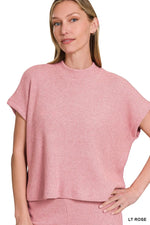 Zenana Sweater Boxy Top & Long Pants Set