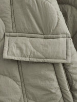 Quilted Button-Down Lightweight Jacket