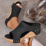 Open Toe Wedge Sandals