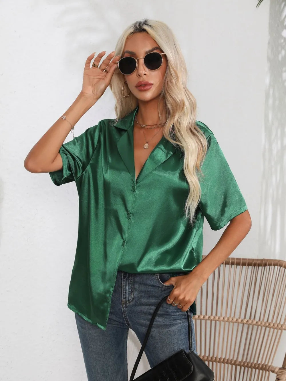 Button Down Short Sleeve Shirt