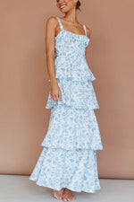 Floral Layered Maxi Dress