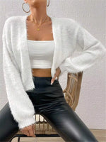 Open Front Long Sleeve Cardigan