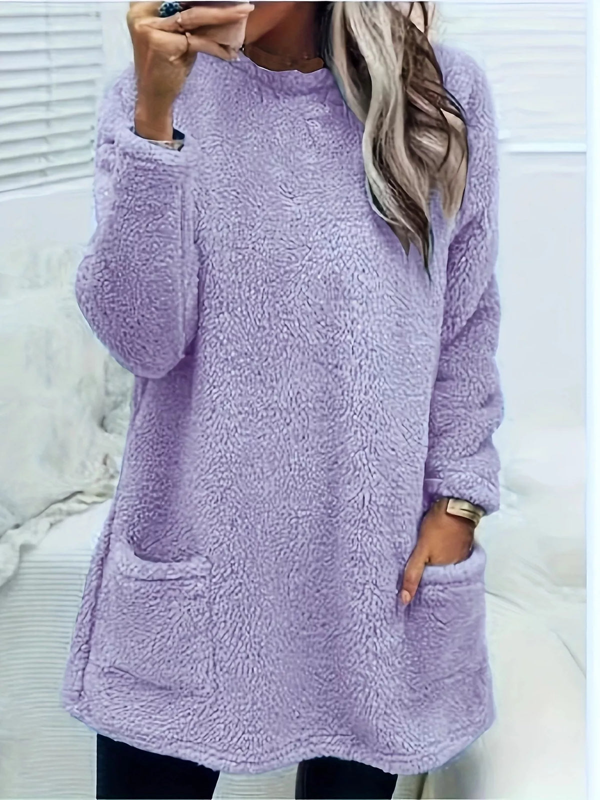 Fleece Long Sleeve Sweatshirt