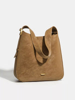 Casual Faux Leather Shoulder Bag