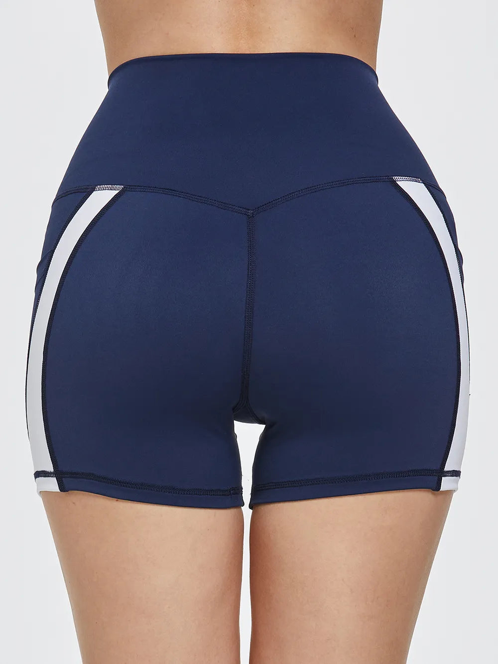 High Waist Active Shorts - Ladyez