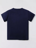 Children's Fire Truck and Helicopter Print T-Shirt