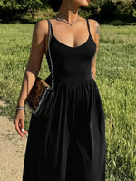 Spaghetti Strap Scoop Neck Jumpsuit