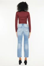 Kancan High Rise Distressed Boyfriend Jeans - Ladyez