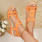 Open Toe Block Heels Sandals