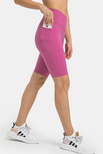 Millennia High Waist Biker Shorts with Pockets - Ladyez