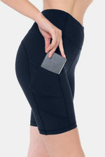 Leggings Depot Full Size High Waist Active Shorts - Ladyez