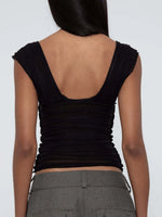 Ruched Solid Tank - Ladyez
