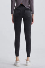 High Waist Cropped Jeans