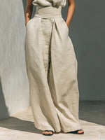 Turtleneck Sleeveless Top and Pants Set