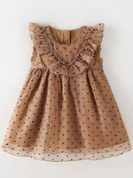 Children's Polka Dot Ruffle Dress