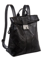 Quilted Leather Backpack Bag