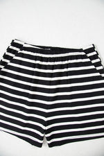 Striped Short Sleeve Top and Shorts Set