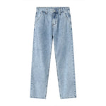 Mid Rise Baggy Jeans with Pockets