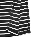 Sleeveless Striped Midi Dress with Side Slit