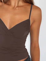 V-Neck Cami Top - Ladyez
