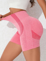 High Waist Active Shorts - Ladyez